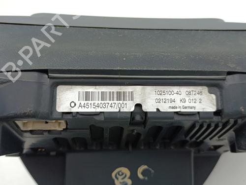 Instrument cluster SMART FORTWO Coupe (451) 1.0 (451.330, 451.334) | BP36967825C47 - Image 5