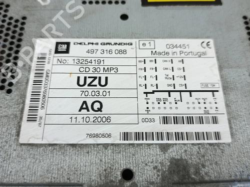 Radio OPEL CORSA D (S07)  | BP36968602E6  - Image 5