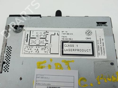 Radio FIAT 500 (312_) | BP36968599E6 - Image 3
