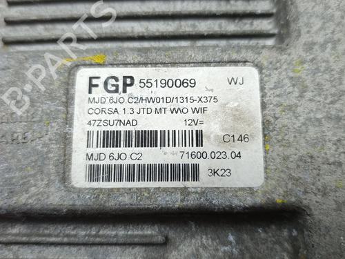 Engine control unit (ECU) OPEL CORSA C (X01) 1.3 CDTI (F08, F68) | BP36968704M57 - Image 4