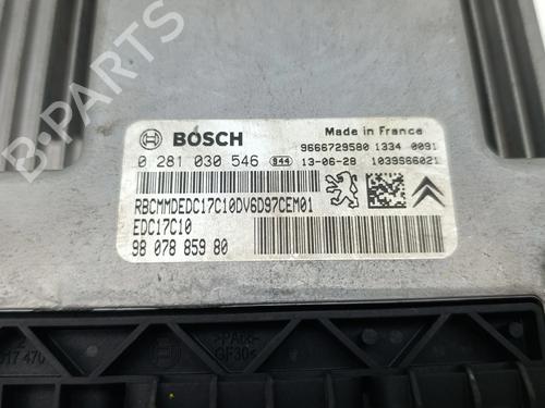 Engine control unit (ECU) CITROËN BERLINGO MULTISPACE (B9) 1.6 HDi 110 | BP36968716M57 - Image 4