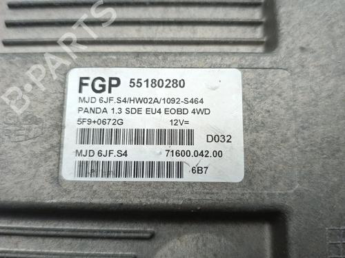 Engine control unit (ECU) FIAT PANDA (169_) 1.3 JTD Multijet 4x4 (169AXG1A, 169AXG2A) | BP36968763M57 - Image 4
