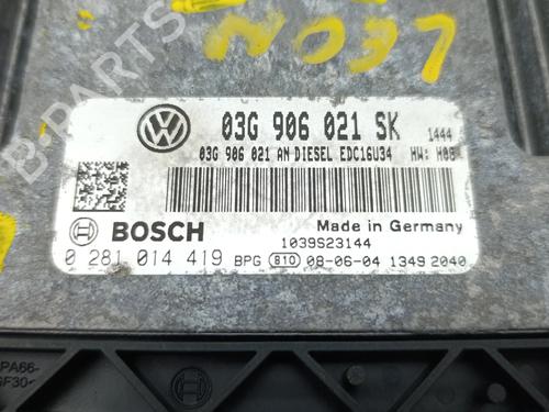 Engine control unit (ECU) SEAT LEON (1P1) 1.9 TDI | BP36968792M57 - Image 4