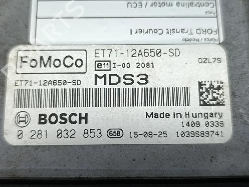 Engine control unit (ECU) FORD TRANSIT COURIER B460 Box Body/MPV 1.6 TDCi | BP36968916M57 - Image 3