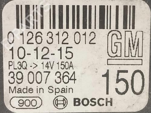 Alternator OPEL CORSA E (X15) | BP36981153M7 - Image 8