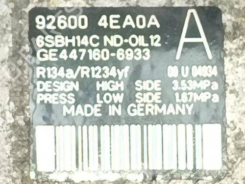 AC compressor RENAULT KADJAR (HA_, HL_) 1.5 dCi 110 (HLA3) | BP36981732M34  - Image 8