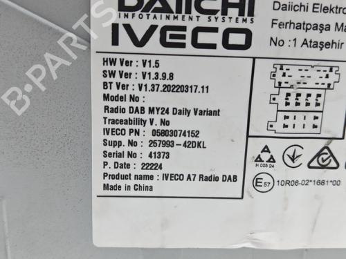 Radio IVECO DAILY VI Platform/Chassis 33S16, 35S16, 35C16, 40C16, 42S16, 50C16 | BP40005387E6 - Image 10