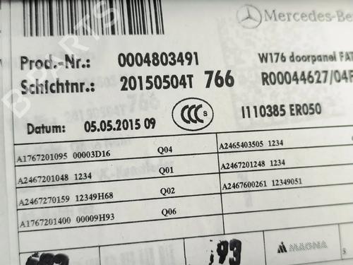 Front right panel MERCEDES-BENZ A-CLASS (W176) | BP40121490C59 - Image 4