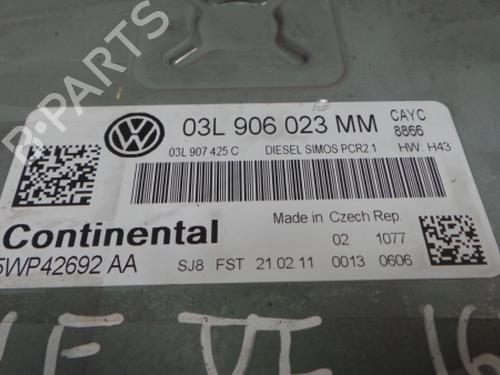 Engine control unit (ECU) VW GOLF VI (5K1) 1.6 TDI | BP3966943M57 