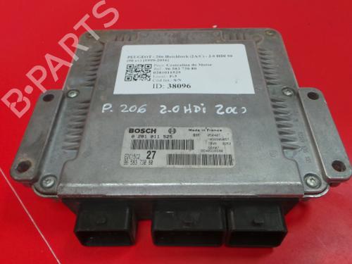 Used Engine control unit (ECU) PEUGEOT 206 Hatchback (2A/C) [1998-2012]  3966136
