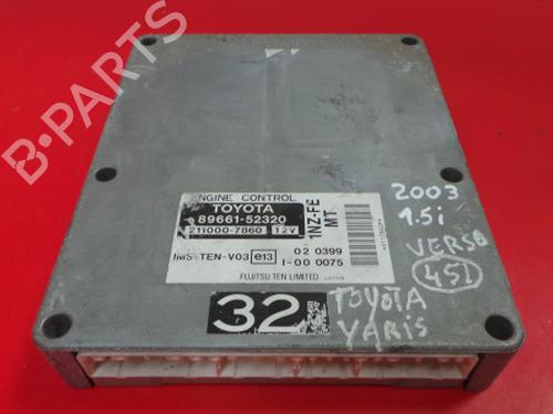 Used Engine control unit (ECU) TOYOTA YARIS VERSO (_P2_) [1999-2005]  3964146
