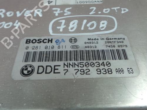 Engine control unit (ECU) ROVER 75 (RJ) 2.0 CDT | BP3965530M57