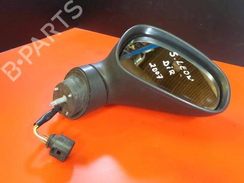 Used Right mirror SEAT LEON (1P1) [2005-2013]  3964342