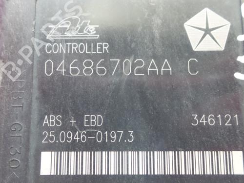 Bremsaggregat ABS CHRYSLER VOYAGER IV (RG, RS) 2.5 CRD | BP3967758M43 