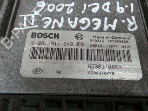 Engine control unit (ECU) RENAULT MEGANE II Estate (KM0/1_) 1.9 dCi (KMRG, KM1G, KM0G, KM2C) | BP3968681M57 