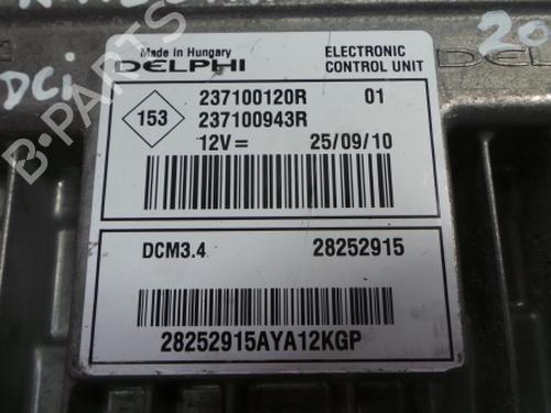 Motorstyringsenhet RENAULT MEGANE III Hatchback (BZ0/1_, B3_) 1.5 dCi | BP3969055M57 