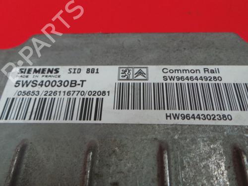 Engine control unit (ECU) PEUGEOT 307 (3A/C) 2.0 HDi 110 | BP3969438M57 