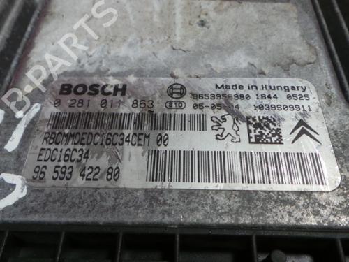 Engine control unit (ECU) CITROËN C4 I (LC_) 1.6 HDi | BP3969546M57 