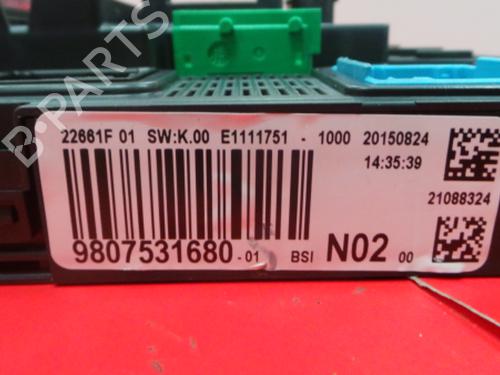 Fuse box CITROËN C-ELYSEE (DD_) 1.6 BlueHDi 100 | BP3969570E1