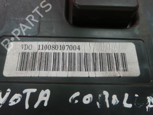 Instrument cluster TOYOTA COROLLA (_E12_)  | BP3480588C47 