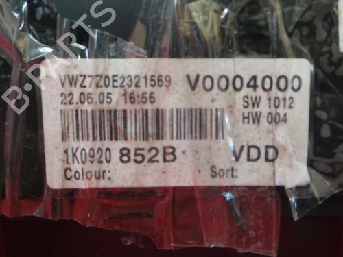 Instrument cluster VW GOLF V (1K1)  | BP3481180C47 