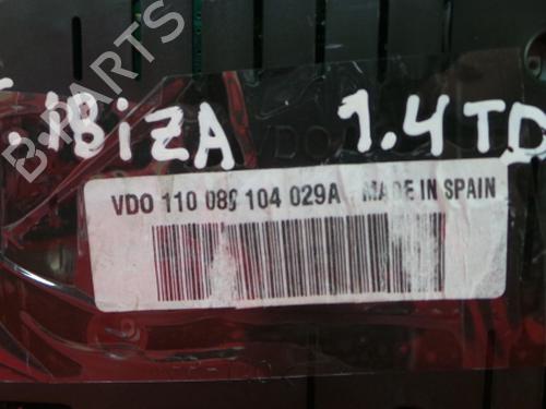 Instrument cluster SEAT IBIZA III (6L1) 1.4 TDI | BP3481482C47 