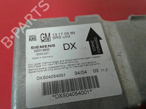 Kollisjonspute styreenhet OPEL VECTRA C (Z02) | BP3970992M53