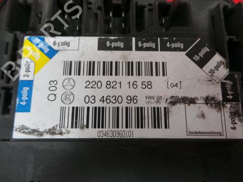 Modulo electronico MERCEDES-BENZ S-CLASS (W220, V220) S 400 CDI (220.028, 220.128) | BP3485572M83