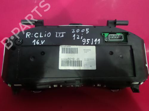 Instrument cluster RENAULT CLIO III (BR0/1, CR0/1) 1.2 16V (BR02, BR0J, BR11, CR02, CR0J, CR11) | BP3482078C47 
