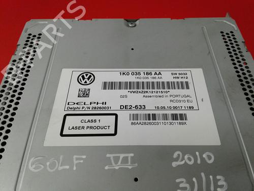 Radio VW GOLF VI (5K1) 1.6 TDI | BP3975662E6