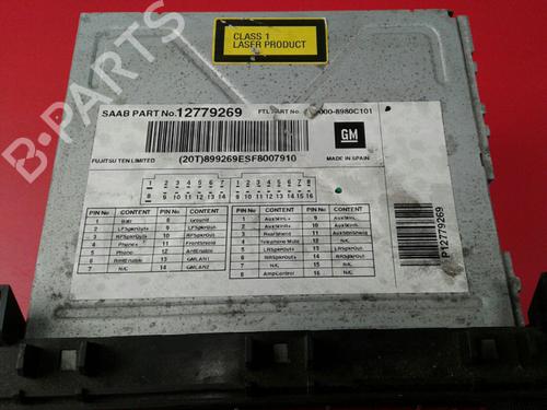 Radio SAAB 9-3 (YS3F, E79, D79, D75) 1.9 TiD | BP3976366E6 