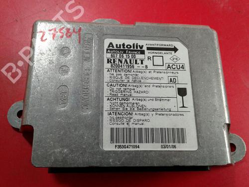 Used ECU airbags RENAULT SCÉNIC II (JM0/1_) [2003-2010]  3977289