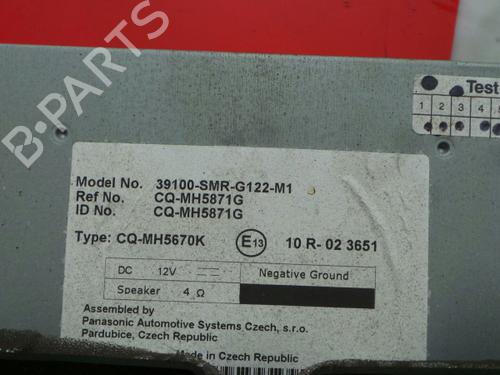Radio HONDA CIVIC VIII Hatchback (FN, FK)  | BP3979538E6 