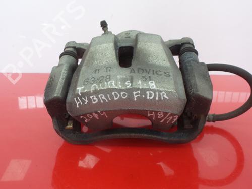 Used Right front brake caliper TOYOTA AURIS (_E18_) 1.8 Hybrid (ZWE186_, ZWE186R) (136 hp) 14391528