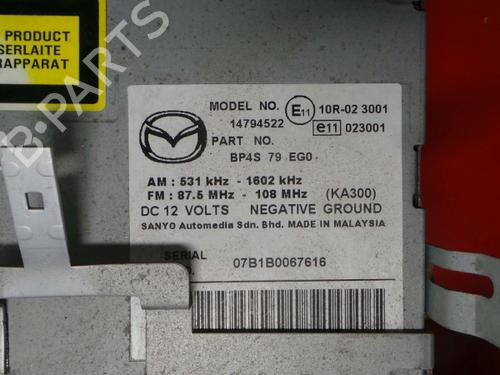 Radio MAZDA 3 (BK) 1.6 (BK14) | BP3980352E6