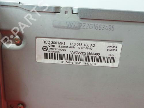 Bilradio VW GOLF V (1K1)  | BP3980458E6