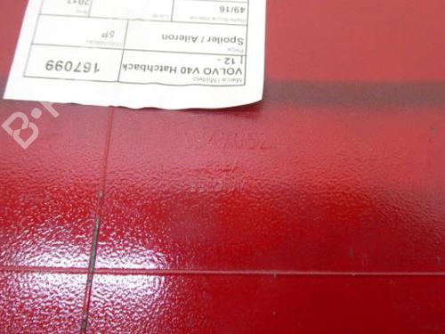 Rear spoiler VOLVO V40 Hatchback (525) D2 | BP3983923C96 