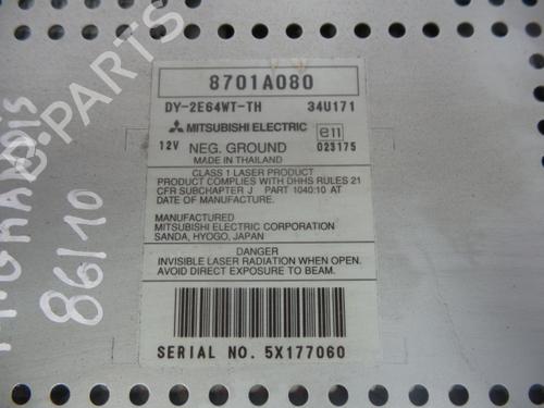 Radio MITSUBISHI GRANDIS (NA_W) | BP3984151E6
