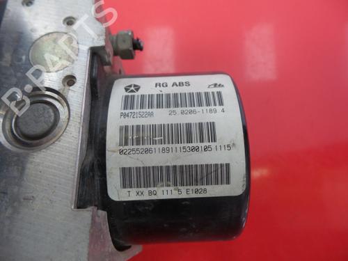 ABS pump CHRYSLER VOYAGER IV (RG, RS) 2.5 CRD | BP3984445M43