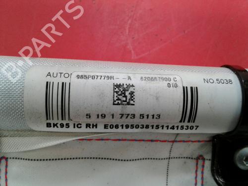 Right curtain airbag RENAULT MEGANE III Grandtour (KZ0/1)  | BP3484005C12