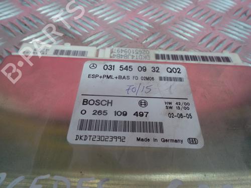 Electronic module MERCEDES-BENZ S-CLASS (W220, V220) S 320 CDI (220.026, 220.126) | BP3986945M83