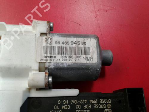 Left front window motor PEUGEOT 407 (6D_)  | BP4034443E21 