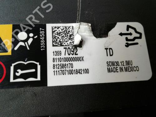 ECU airbags OPEL CORSA E Hatchback Van (X15) 1.3 CDTI (08) | BP4650485M53 