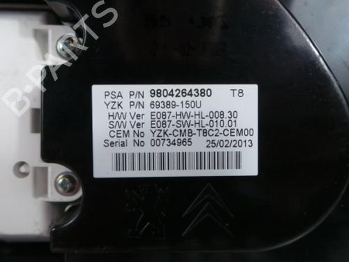 Instrument cluster PEUGEOT 3008 I MPV (0U_) 2.0 HDi Hybrid4 (0URHCA) | BP4733960C47 