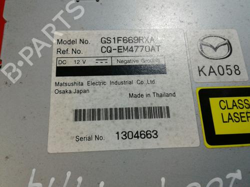 Radio MAZDA 6 Hatchback (GH)  | BP5079534E6 