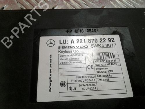 Electronic module MERCEDES-BENZ S-CLASS (W221, V221) S 350 (221.056, 221.156) | BP5406621M83 