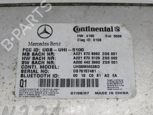 Electronic module MERCEDES-BENZ S-CLASS (W221, V221) S 350 (221.056, 221.156) | BP5406623M83 