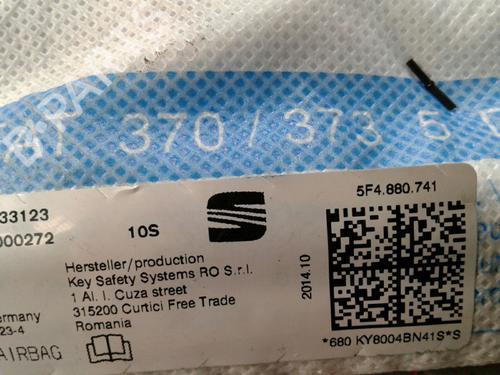Left curtain airbag SEAT LEON ST (5F8) 2.0 TDI | BP5600556C11 
