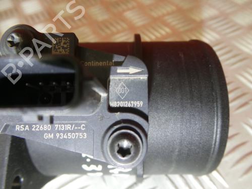 Mass air flow sensor RENAULT MASTER III Van (FV) 2.3 dCi 165 RWD (FV0P, FV0U, FV10, FV12, FV1E) | BP5853554M95 