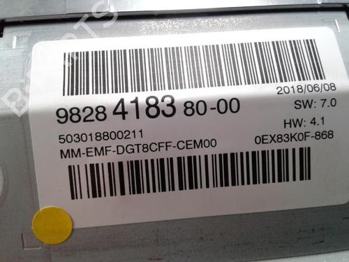 Display monitor PEUGEOT 3008 II SUV (MC_, MR_, MJ_, M4_) 1.5 BlueHDi 130 | BP6148613C48